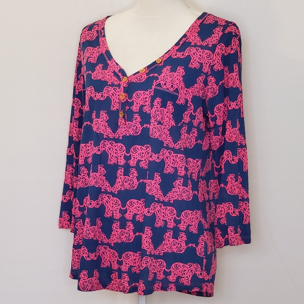 Lilly Pulitzer Pack Your Trunk Palmetto Top